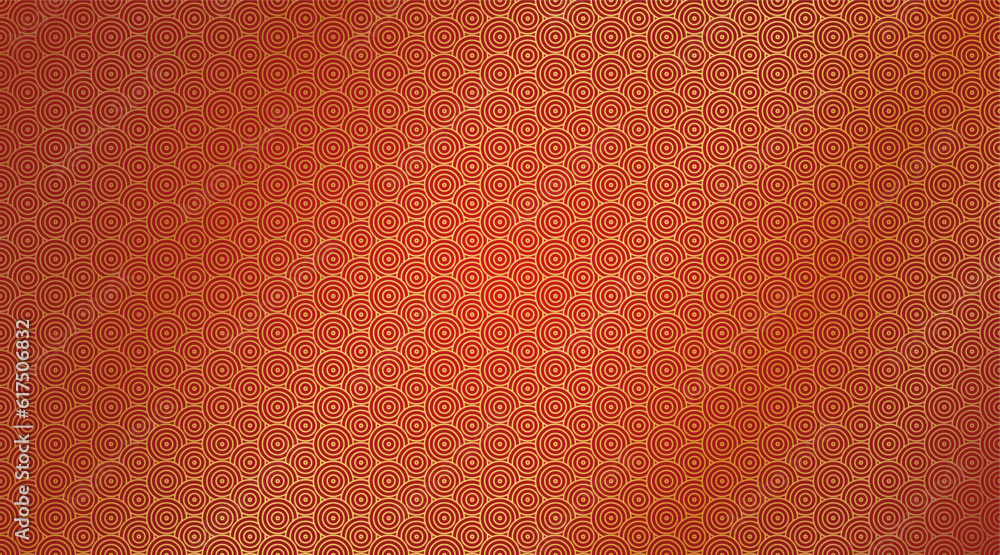 Fototapeta premium Luxury japanese circle pattern. Traditional asian motif.