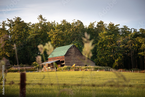 Barn on Lopez Island Washington