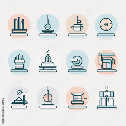 A bunch of different types of objects on a table