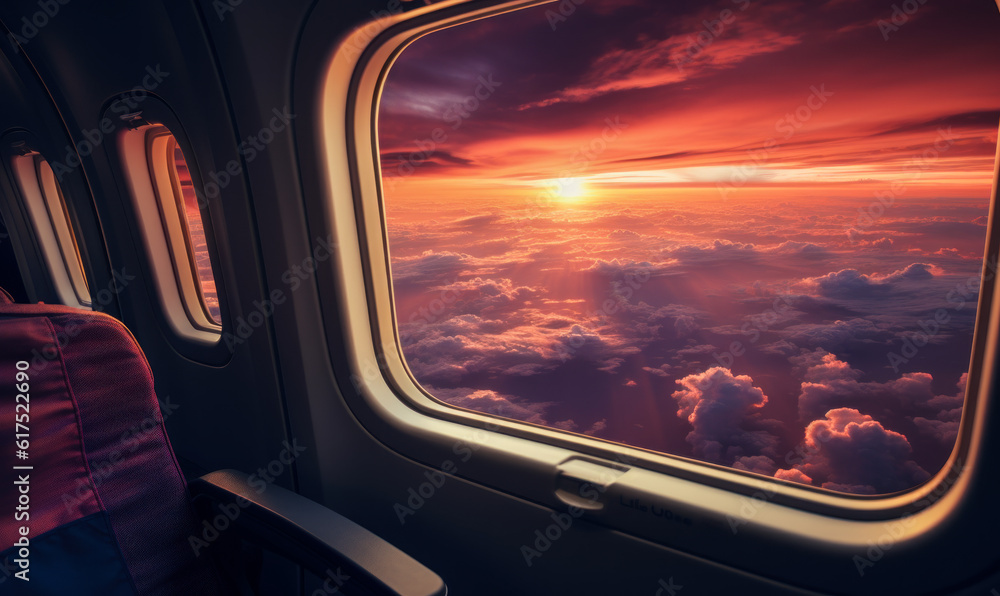 window view of an airplane