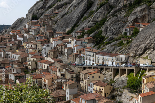 Fotografi View of Pietrapertosa and Castelmezzano