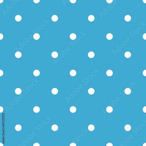blue backgorund with white dot pattern