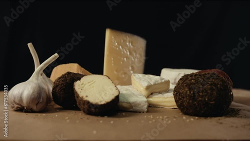 manufacture of cheese. the production of dairy cheesese. 