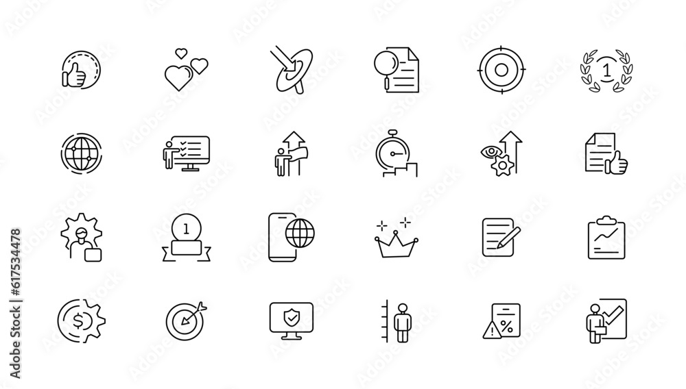 Assessment and analytics linear icons collection.Set of thin line web icon set, simple outline icons collection, Pixel Perfect icon set. Assessment and analytics linear icons collection.Set of thin line web icon set, simple outline icons collection, Pixel Perfect icon set.