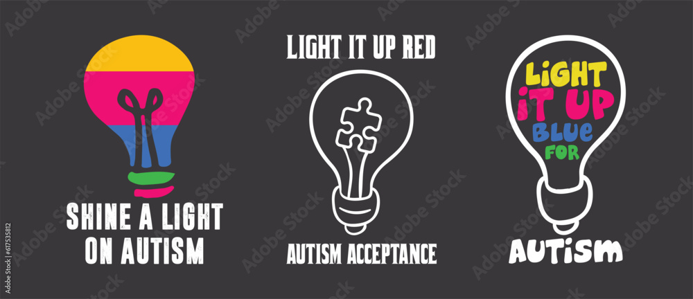 Autism T shirt Design Bundle, Vector Autism T shirt design, Autism shirt, Autism typography T shirt design Collection Autism T shirt Design Bundle, Vector Autism T shirt design, Autism shirt, Autism typography T shirt design Collection