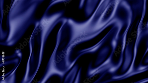 3D Illustration Abstract Blue Background with Glare