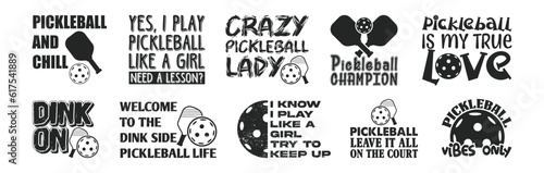 Pickleball T shirt Design Bundle, Vector Pickleball T shirt  design, Pickleball shirt,  Pickleball typography T shirt design Collection