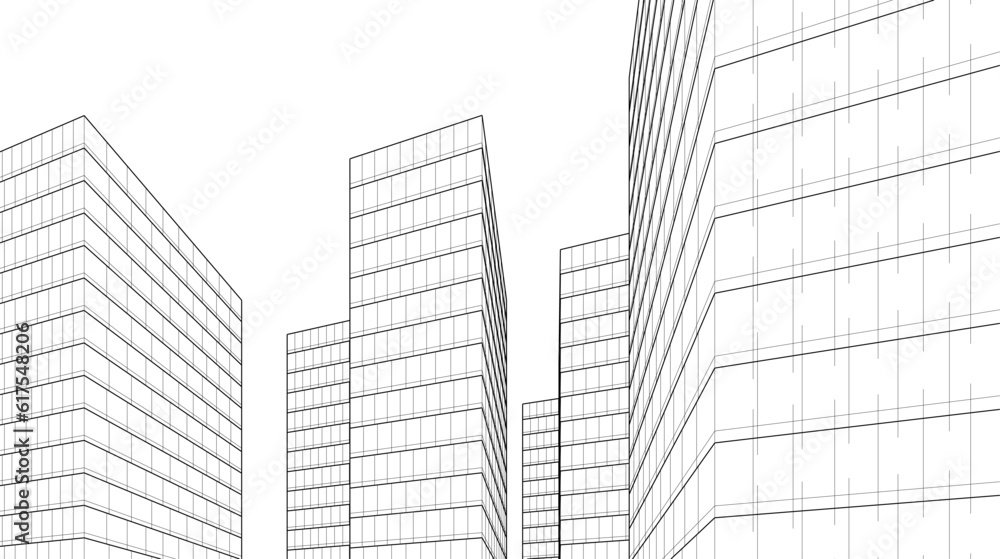 Fototapeta premium modern office building