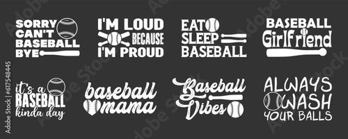 Baseball T shirt Design Bundle, Vector Baseball T shirt  design, Baseball shirt,  Baseball typography T shirt design Collection