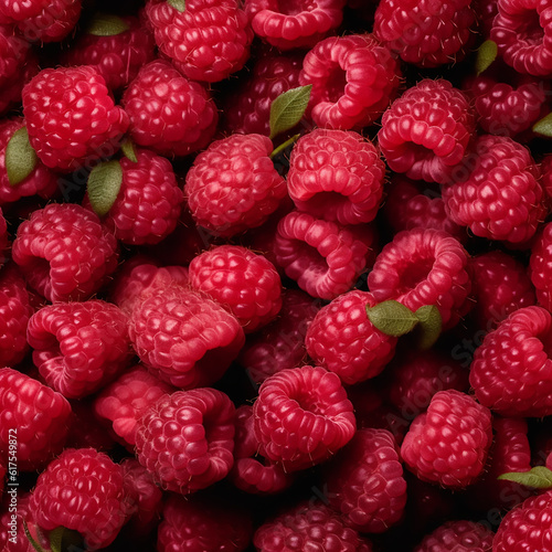 Raspberries. Generative Ai