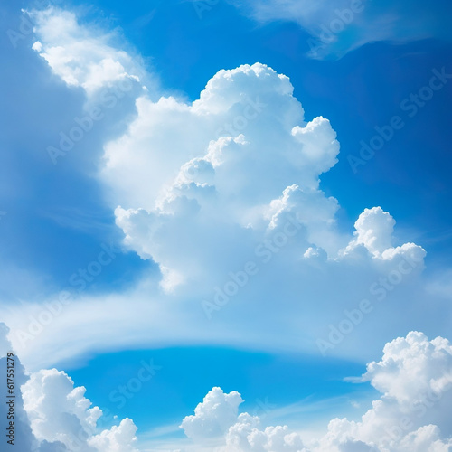 blue sky and clouds background