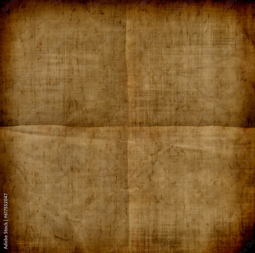 Grunge paper background with folds and creases