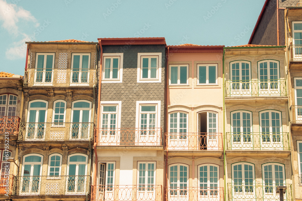 Fototapeta premium colorful houses side by side
