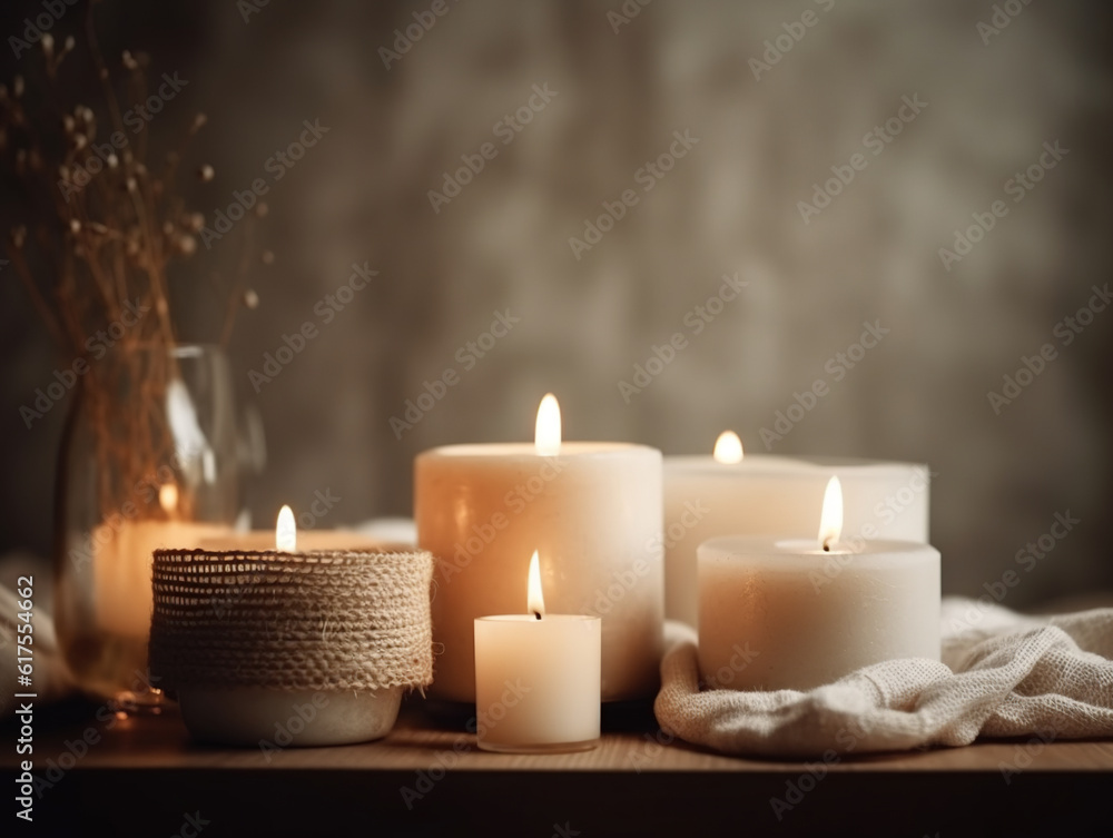 Spa still life with candles. Spa still life with candles.