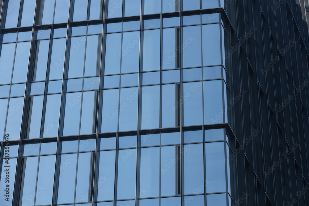 Abstract background from the window of the business center Abstract background from the window of the business center