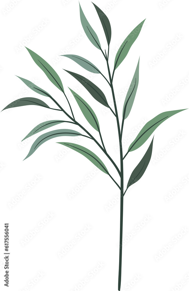 Naklejka premium plant leaves 210