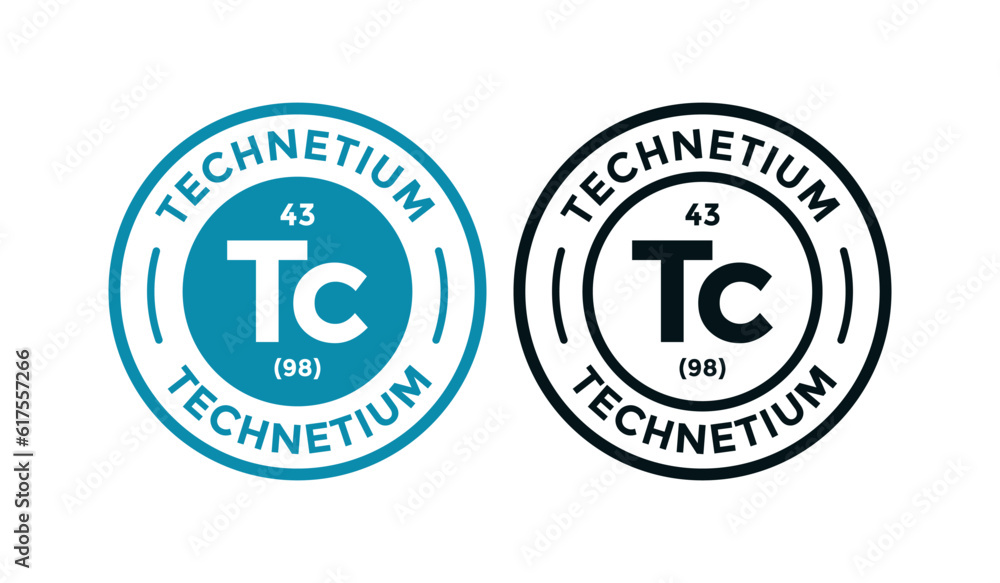logo badge template. this is chemical element of periodic