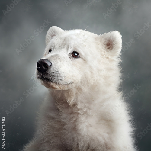 Northern bear portrait close-up. Polar bear (Ursus maritimes) © Helen-HD