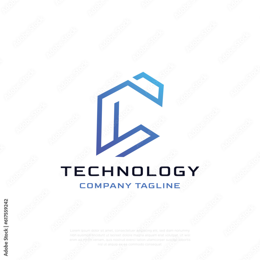 Vector letter C modern logo design template illustration Vector letter C modern logo design template illustration