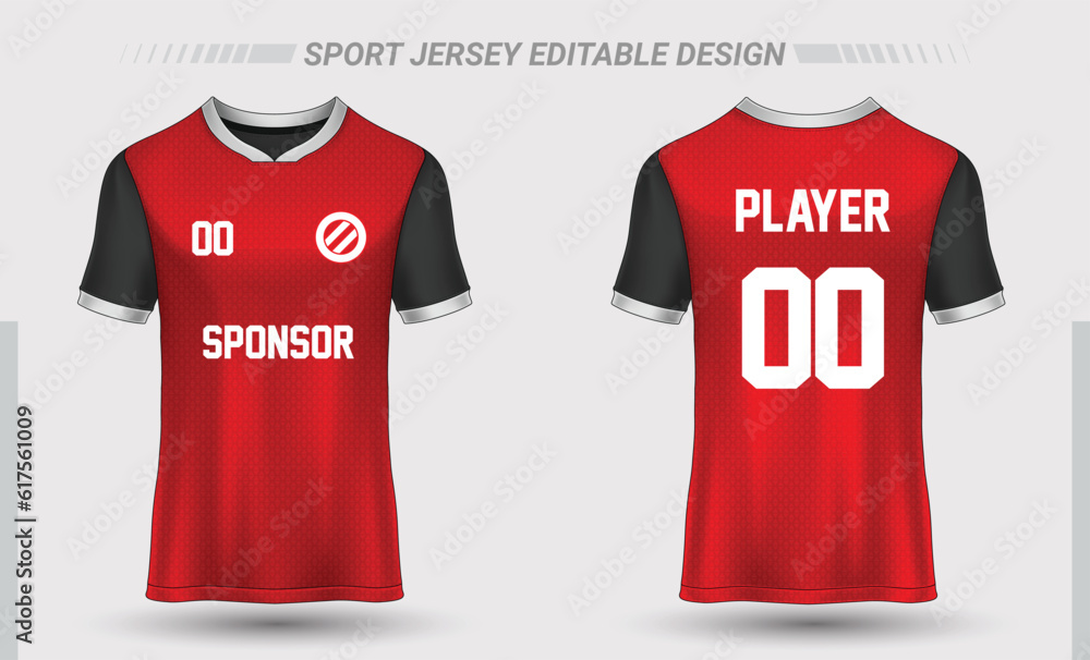 Soccer jersey sport t-shirt design illustration Soccer jersey sport t-shirt design illustration