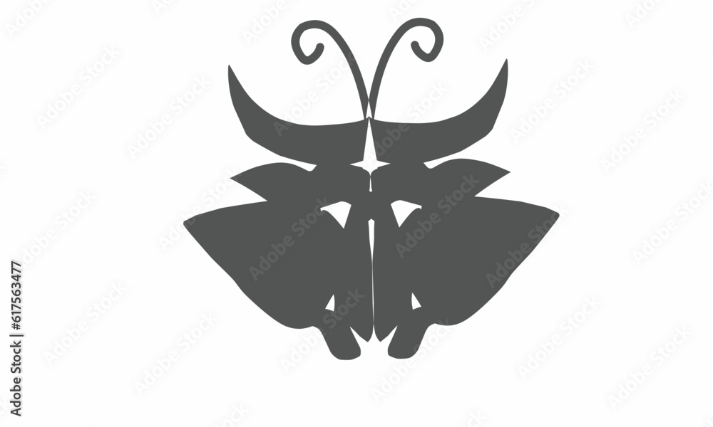 Vector illustration, dark samurai face with isolated white background Vector illustration, dark samurai face with isolated white background