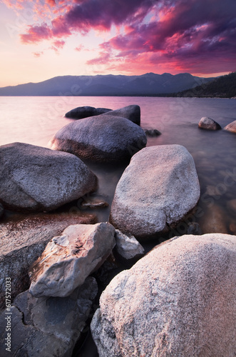 Lake Tahoe is a large freshwater lake in the Sierra Nevada of the United States.