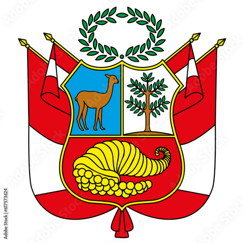 Peru, nation coat, coat of arms