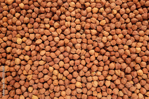 Dried black chickpeas as an abstract background texture