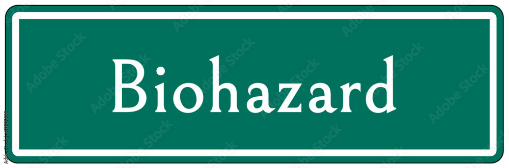 Biohazard warning sign and labels Biohazard warning sign and labels