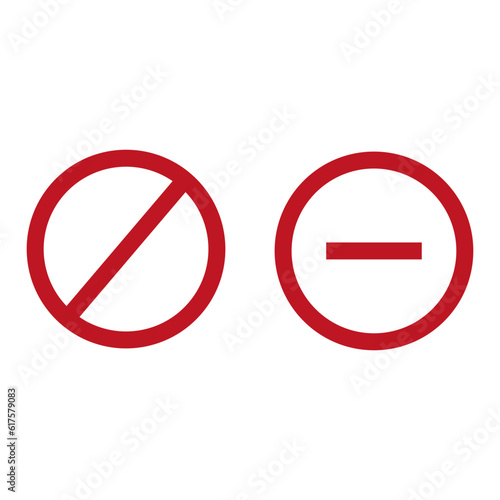 Free Download Minus icon. Vector illustration. stock image. - GFXLoad