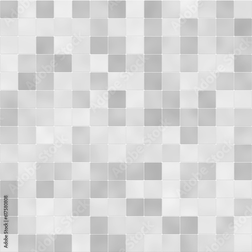 Gray tile wall checkered background bathroom floor texture. Wall and floor tiles ceramic mosaic background in bathroom decoratic seamless pattern