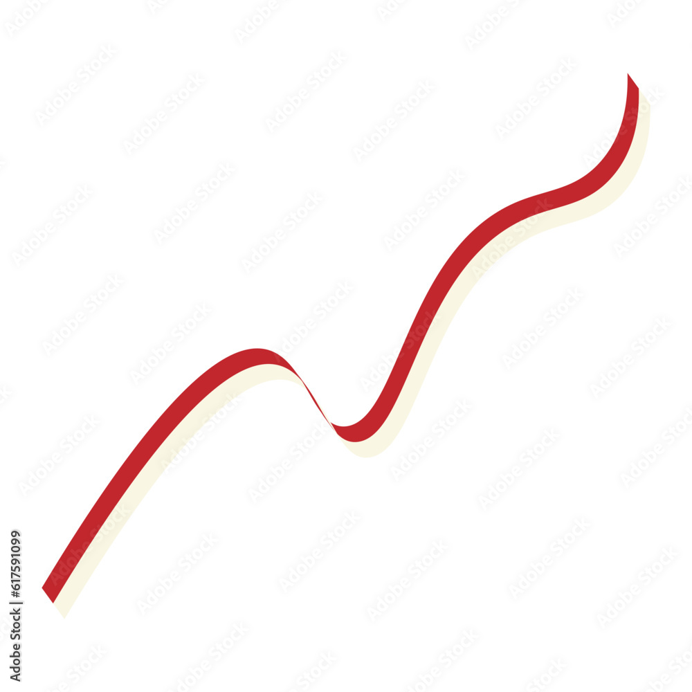 Indonesia Flag Ribbon Indonesia Flag Ribbon
