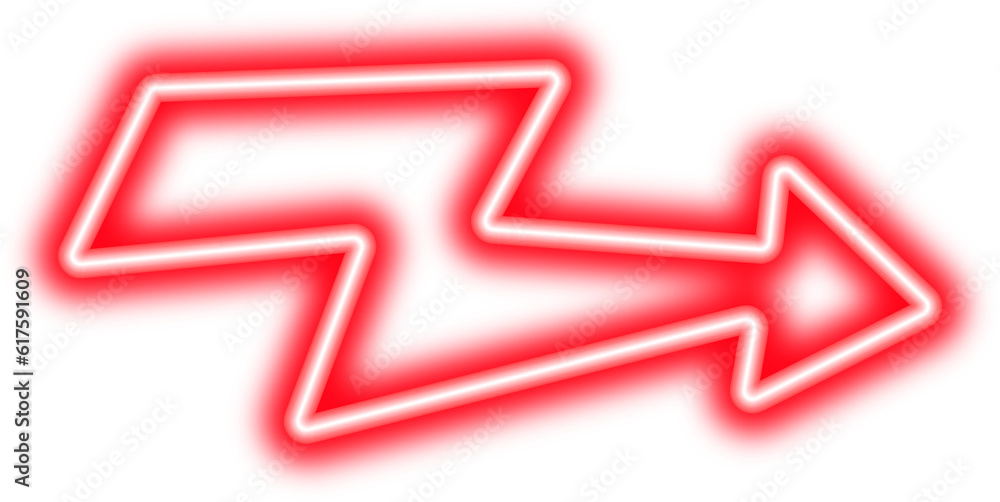 neon light arrow direction element design neon light arrow direction element design
