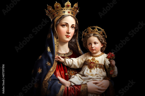 Canvas-taulu Virgen del Carmen, Blessed Virgin Mary