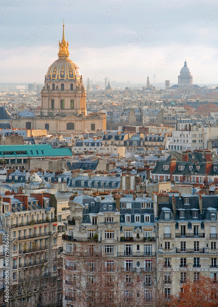 Epic view of Paris