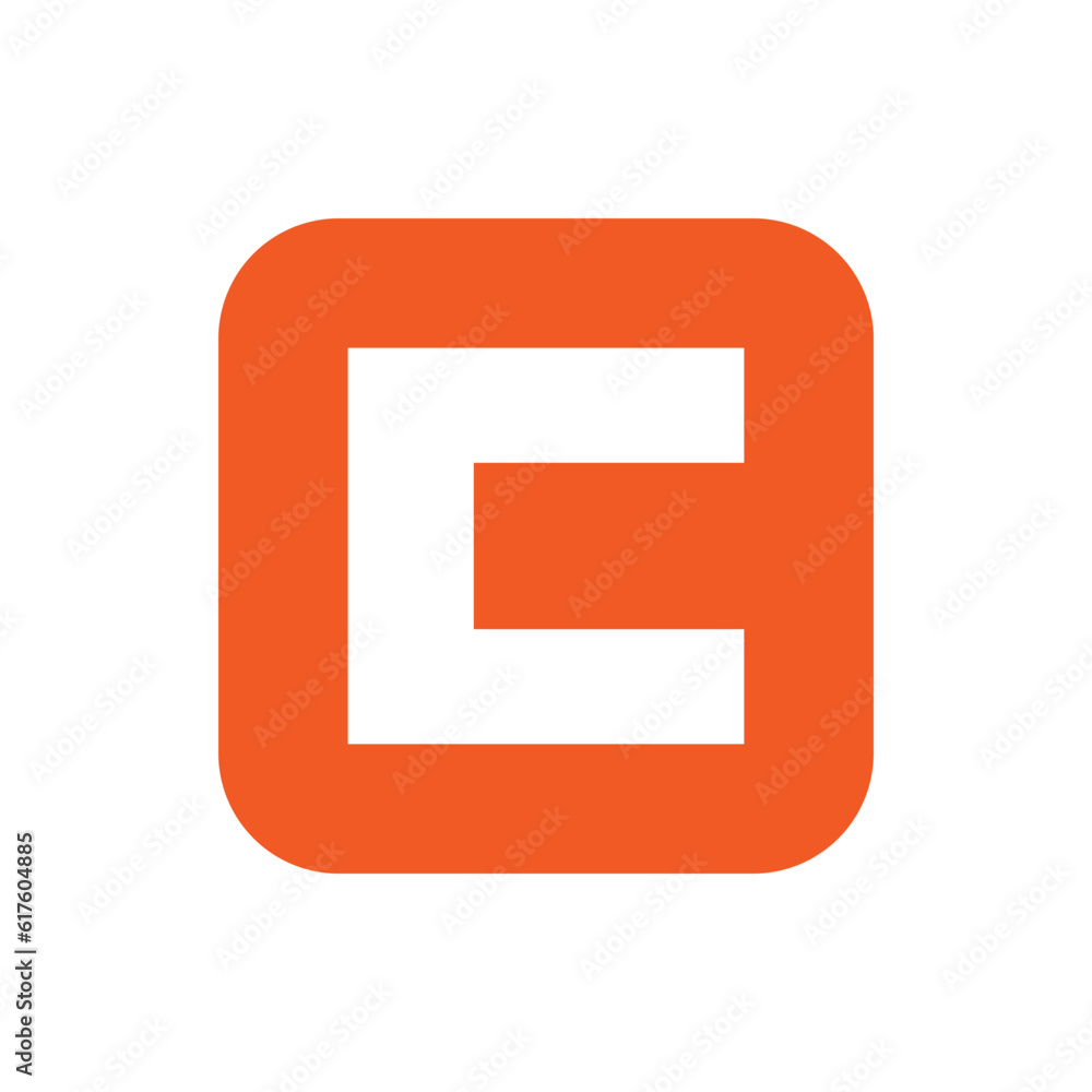 Monogram design vector logo. Monogram initial letter mark C logo design Monogram design vector logo. Monogram initial letter mark C logo design