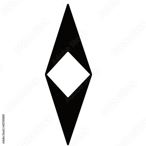 Atomic graphic design element mid-century shape