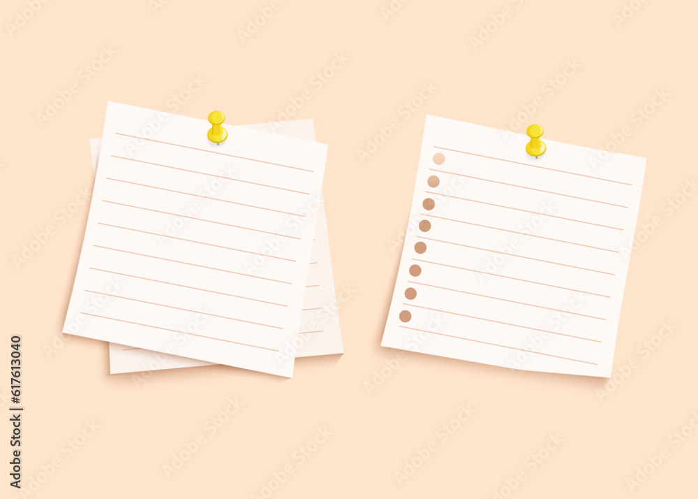 Vector of paper note background Vector of paper note background