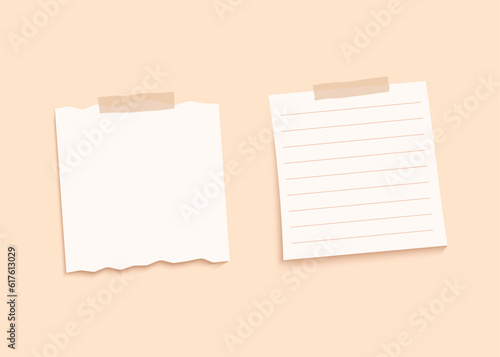 Vector of paper note background