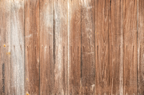 Full frame shot of wooden panel background and texture. The textured and surface of wood background.