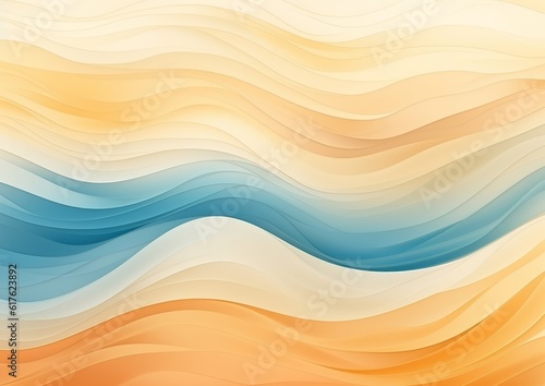 abstract background with waves, AI generated