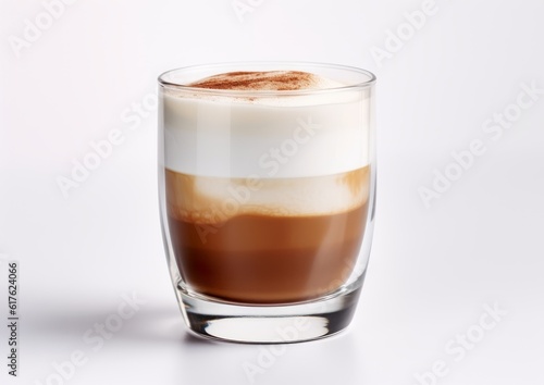 cappuccino with cream, AI generative 