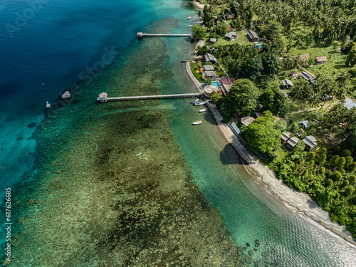 view of a island