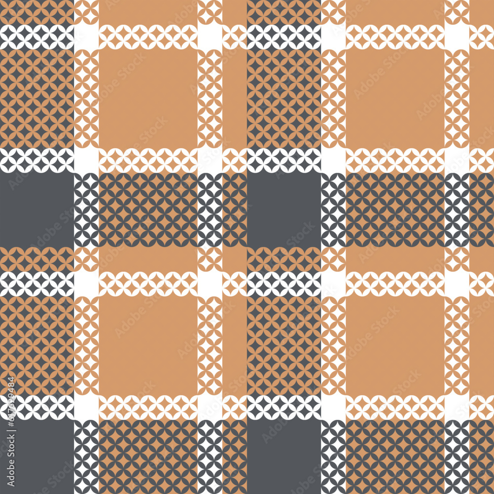 Plaids Pattern Seamless. Traditional Scottish Checkered Background. Traditional Scottish Woven Fabric. Lumberjack Shirt Flannel Textile. Pattern Tile Swatch Included.