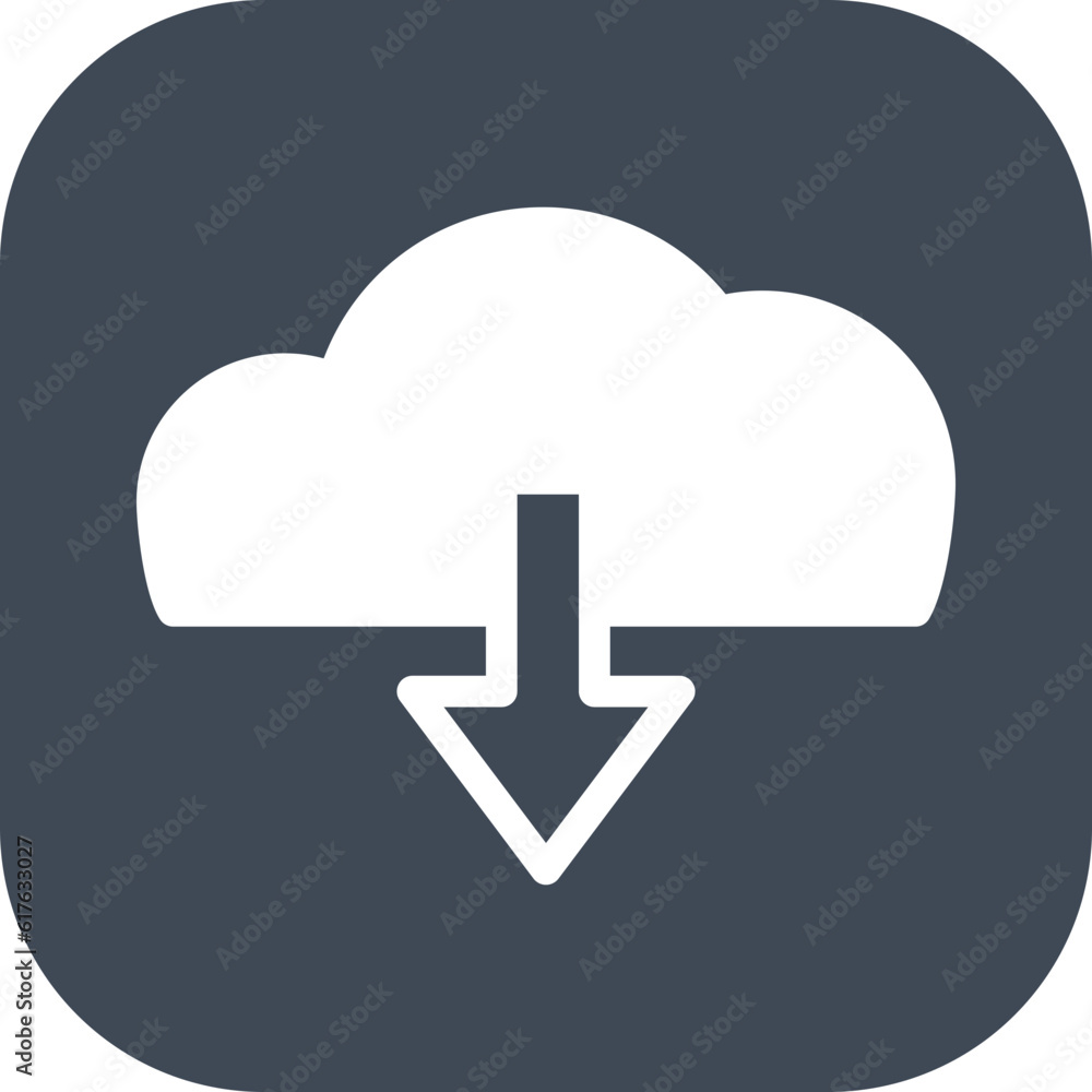 download icons in simple square. download icons in simple square.