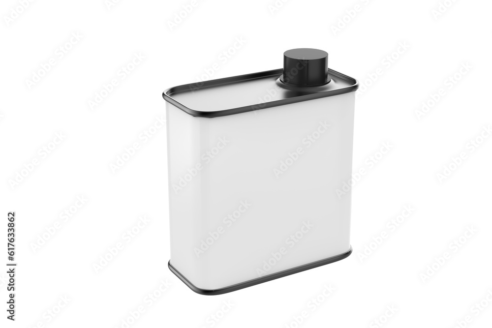 Metal Tin Can isolated on white - Mock up for Brandind. 3d illustration Metal Tin Can isolated on white - Mock up for Brandind. 3d illustration