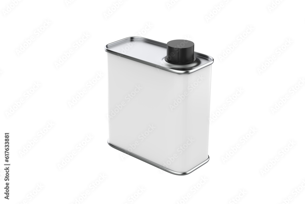 Metal Tin Can isolated on white - Mock up for Brandind. 3d illustration Metal Tin Can isolated on white - Mock up for Brandind. 3d illustration