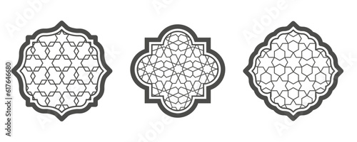 Tela Ramadan window with pattern