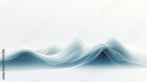 Binary Ripples: Minimalist waves representing the impact of AI on our digital landscape | generative ai