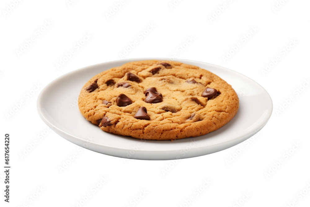 chocolate chip cookies isolated chocolate chip cookies isolated